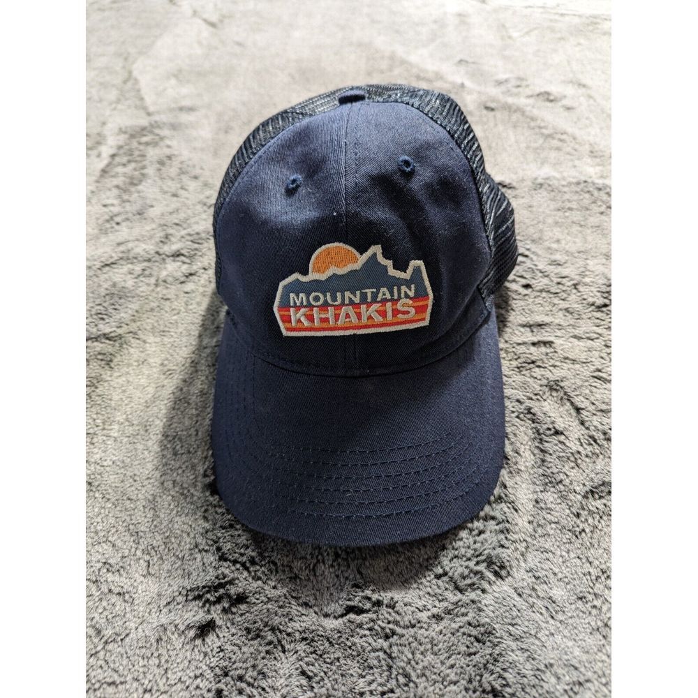 Mountain Khaki Hat/Cap Adjustable Size Blue - Picture 1 of 7